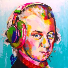 
Mozart | Acryl auf Leinwand | 140 x 100 cm | Katalog-Nr.: 230

