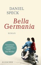 Gezeigt wird das Cover des Romans Bella Germania
