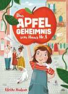 gezeigt wird das Cover zum Buch das Apfelgeheimnis von Haus Nummer 8