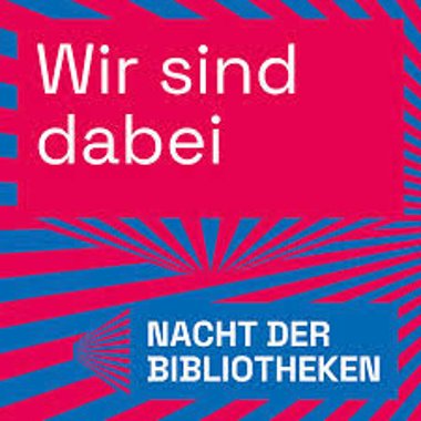 Gezeigt wird das Logo der Aktion Nacht der Bibliotheken